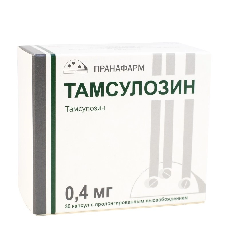 изображение Тамсулозин капс.пролог.высв. 0.4мг N30 вн от интернет-аптеки ФАРМЭКОНОМ