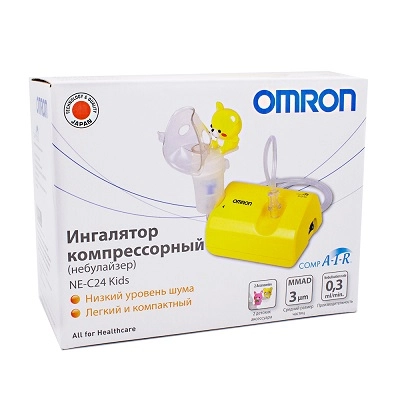  Ингалятор (небулайзер) компрессорный OMRON NE-C24-Kids купить в аптеке ФАРМЭКОНОМ