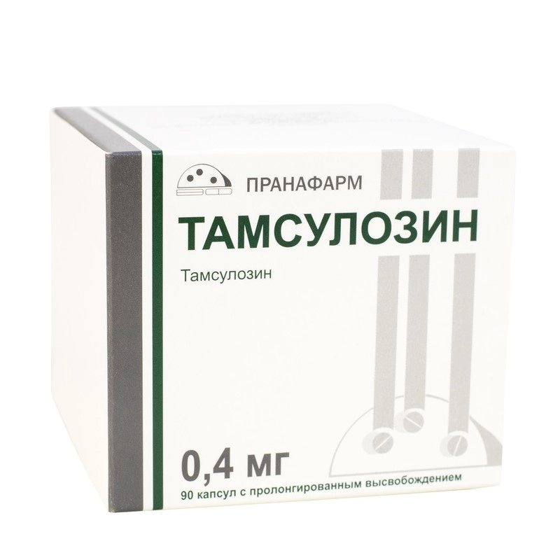 изображение Тамсулозин капс.пролог.высв. 0.4мг N90 вн от интернет-аптеки ФАРМЭКОНОМ