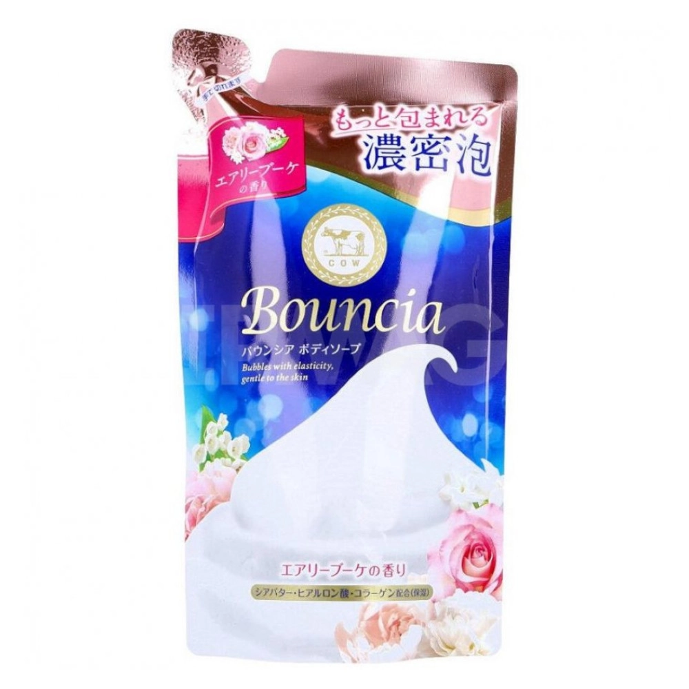 изображение COW Bouncia Жидкое мыло для тела сливочное Аромат букета дой-пак 360мл от интернет-аптеки ФАРМЭКОНОМ