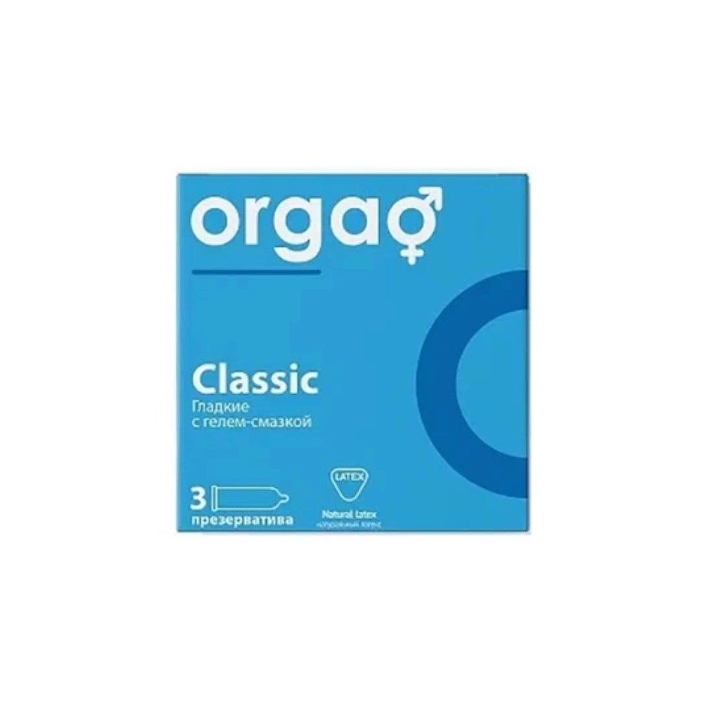 изображение Презервативы ORGAO Classic N3 гладкие от интернет-аптеки ФАРМЭКОНОМ