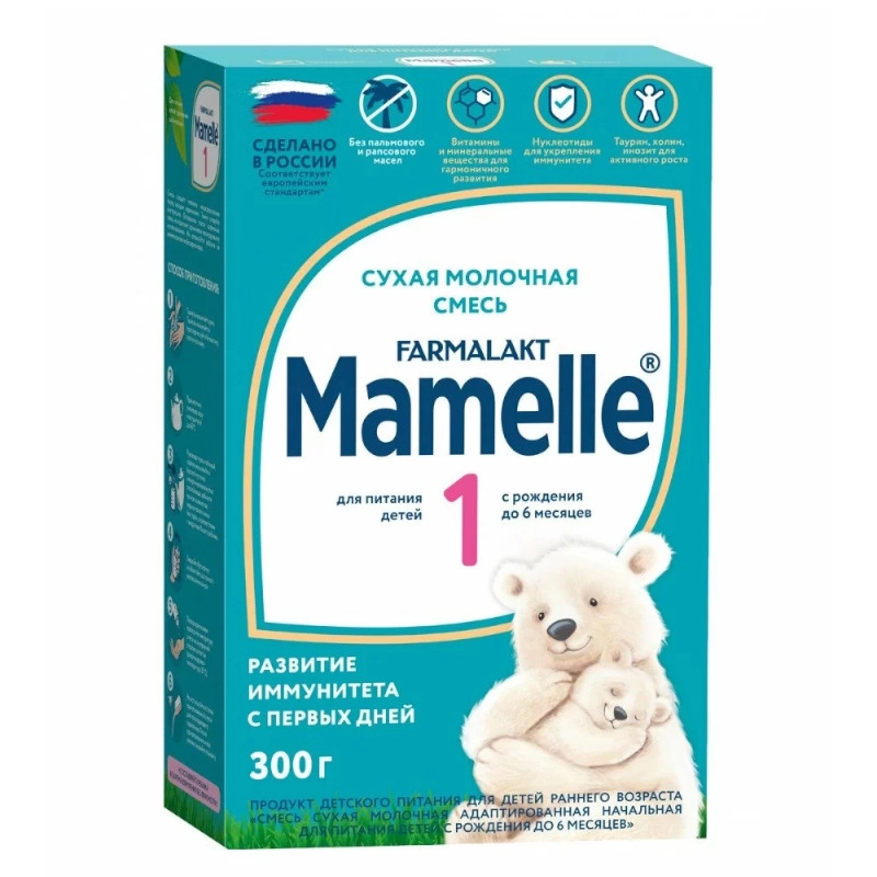 изображение Молочная смесь Мамель 1 300г 0-6 мес. от интернет-аптеки ФАРМЭКОНОМ