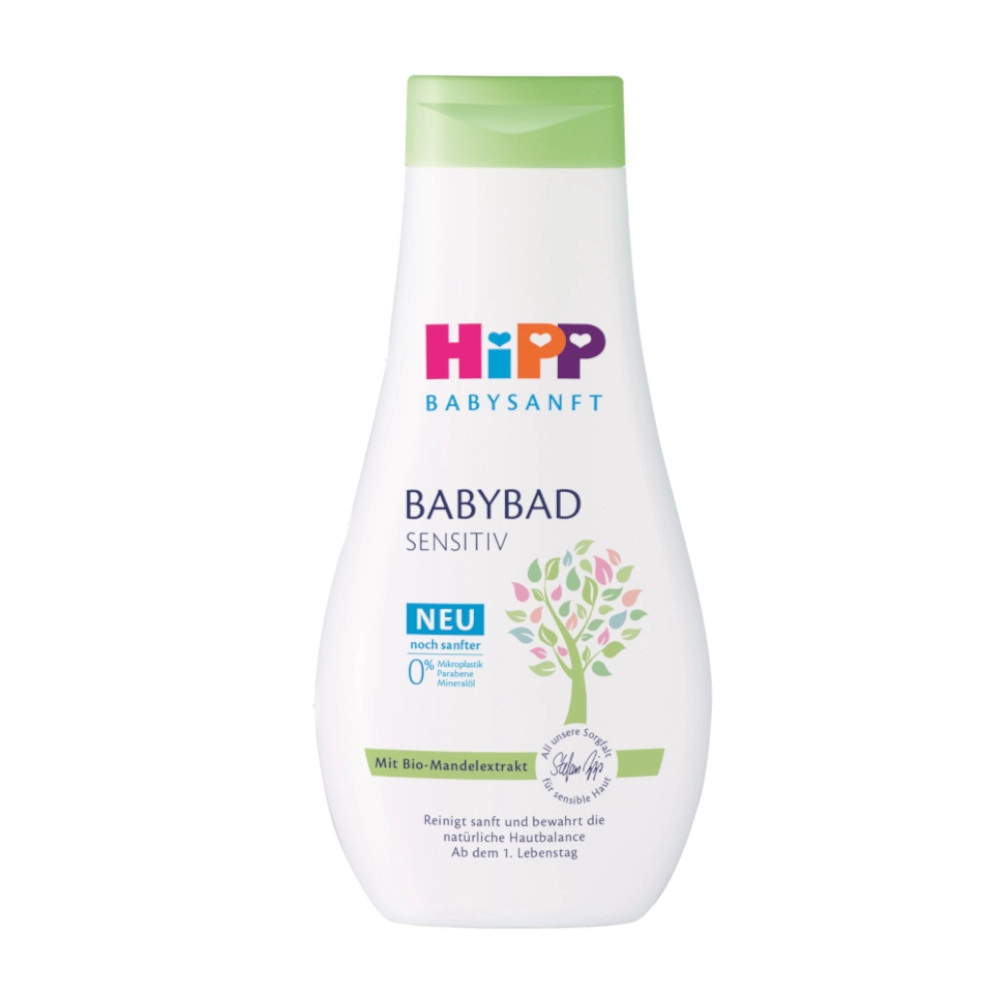 изображение Пена HiPP Babysanft для купания без слёз для чувствительной кожи 350мл от интернет-аптеки ФАРМЭКОНОМ