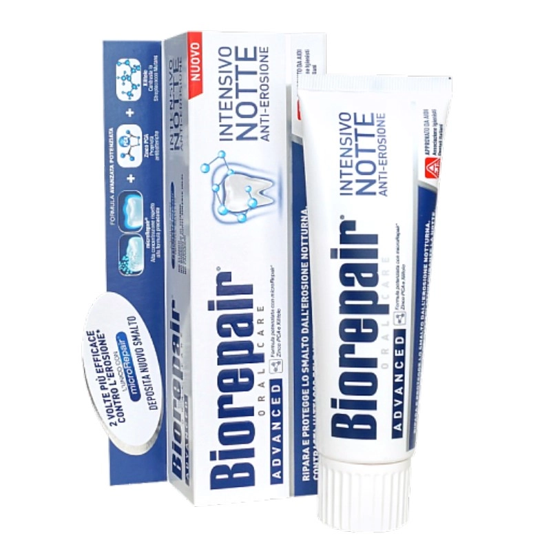 изображение Biorepair Intensivo Notte зубная паста ночной уход 75мл от интернет-аптеки ФАРМЭКОНОМ