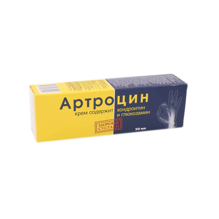 изображение Артроцин крем 50мл наруж хондроитин/глюкозамин от интернет-аптеки ФАРМЭКОНОМ
