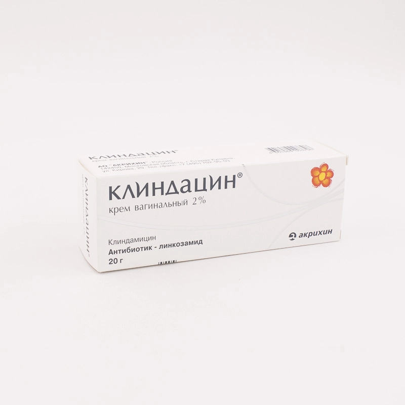 изображение Клиндацин крем 2%-20г туба с апликатором ваг от интернет-аптеки ФАРМЭКОНОМ