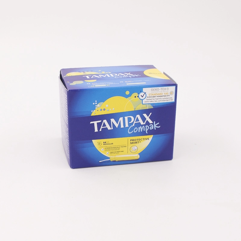 изображение Тампоны TAMPAX Compak N16 regular с апплик. от интернет-аптеки ФАРМЭКОНОМ