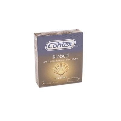 изображение Презервативы CONTEX N3 ribbed от интернет-аптеки ФАРМЭКОНОМ