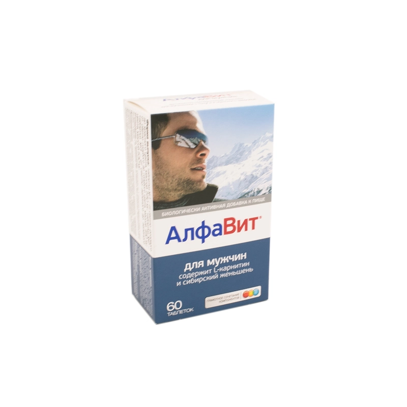 изображение АлфаВит Для мужчин таб N60 вн от интернет-аптеки ФАРМЭКОНОМ