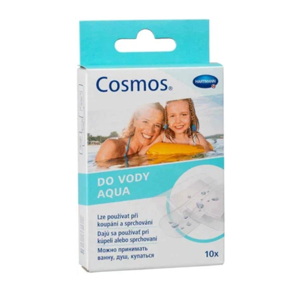 Пластырь Cosmos aqua нестерильный 3 размера 10шт купить в аптеке ФАРМЭКОНОМ