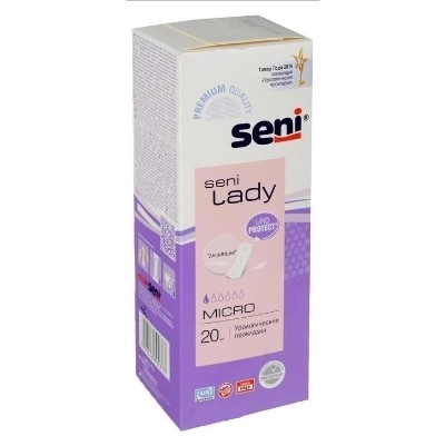 изображение Урологические прокладки для женщин Seni Lady Micro 20шт от интернет-аптеки ФАРМЭКОНОМ