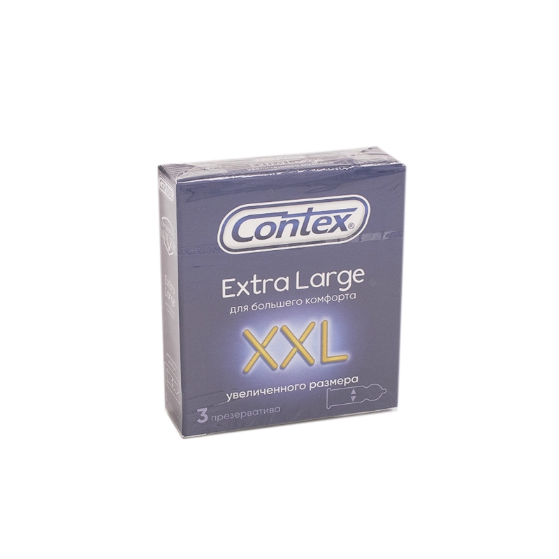 изображение Презервативы CONTEX N3 Extra Large от интернет-аптеки ФАРМЭКОНОМ