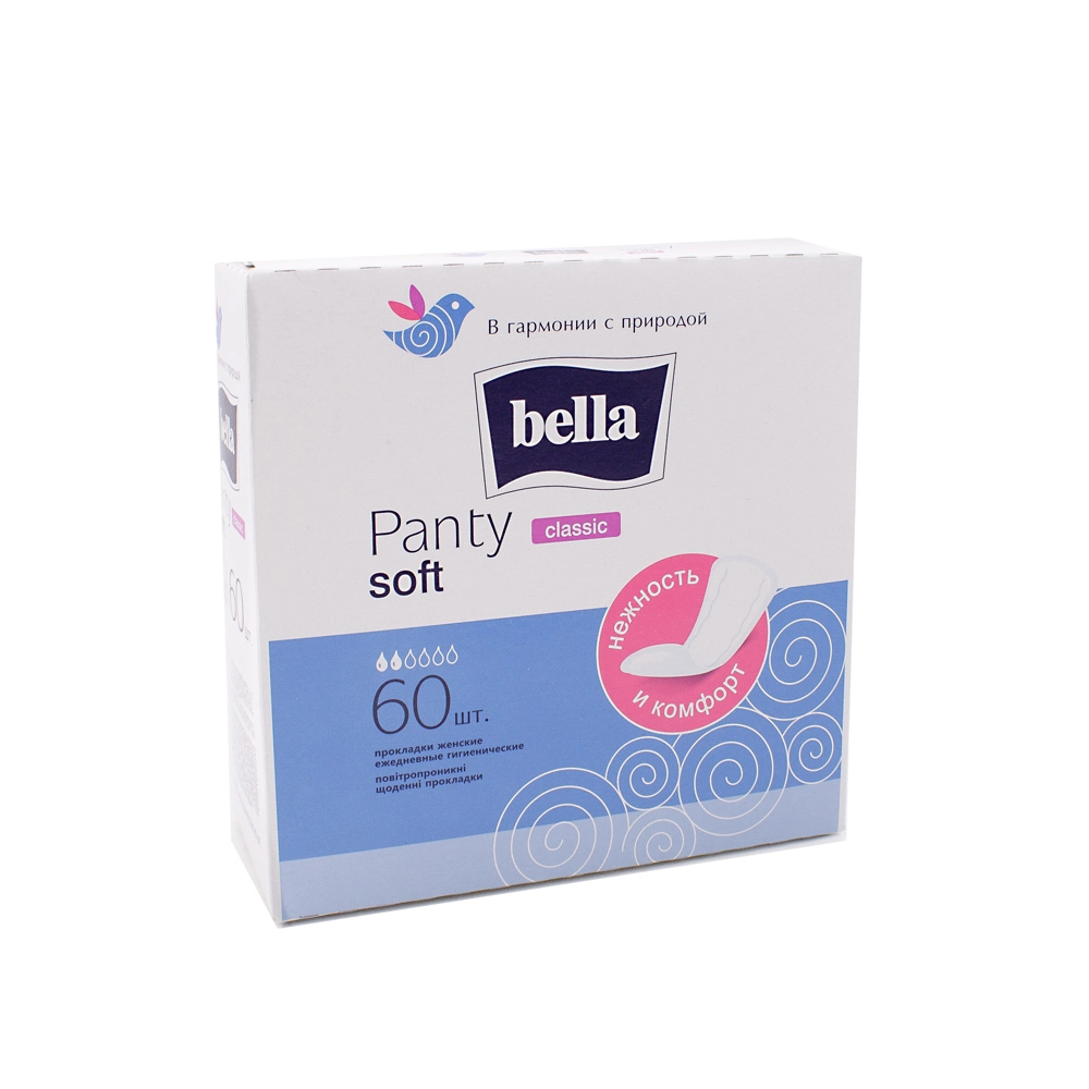 изображение Прокладки ежедн. BELLA Panty Soft Classic №60 от интернет-аптеки ФАРМЭКОНОМ