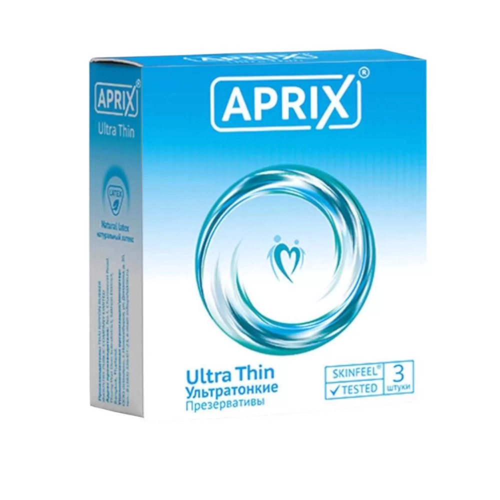 изображение Презервативы APRIX Ultra thin ультратонкие 3 шт от интернет-аптеки ФАРМЭКОНОМ