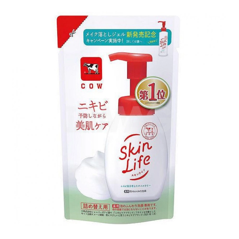 изображение COW Skin Life Пенка для умывания для проблемной кожи лица дой-пак 140мл от интернет-аптеки ФАРМЭКОНОМ