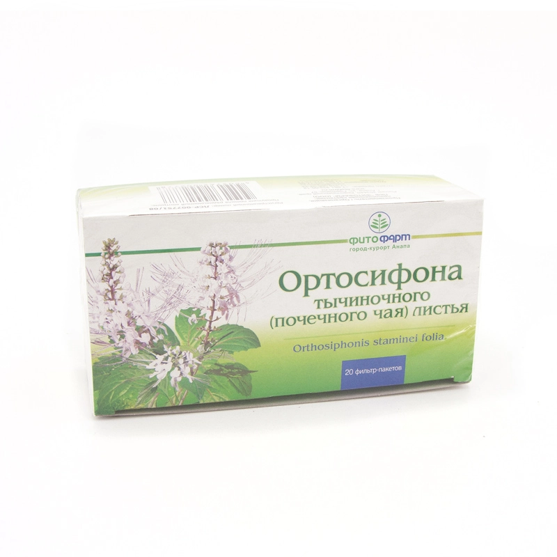 изображение Ортосифон Поч.чай листья 1.5г N20 ф/п вн от интернет-аптеки ФАРМЭКОНОМ