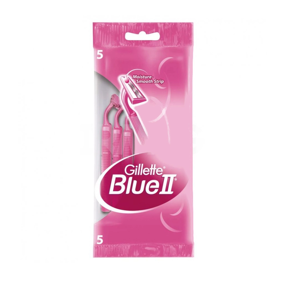 изображение Станок для бритья Gillette Blue II женский одноразовый 5шт от интернет-аптеки ФАРМЭКОНОМ