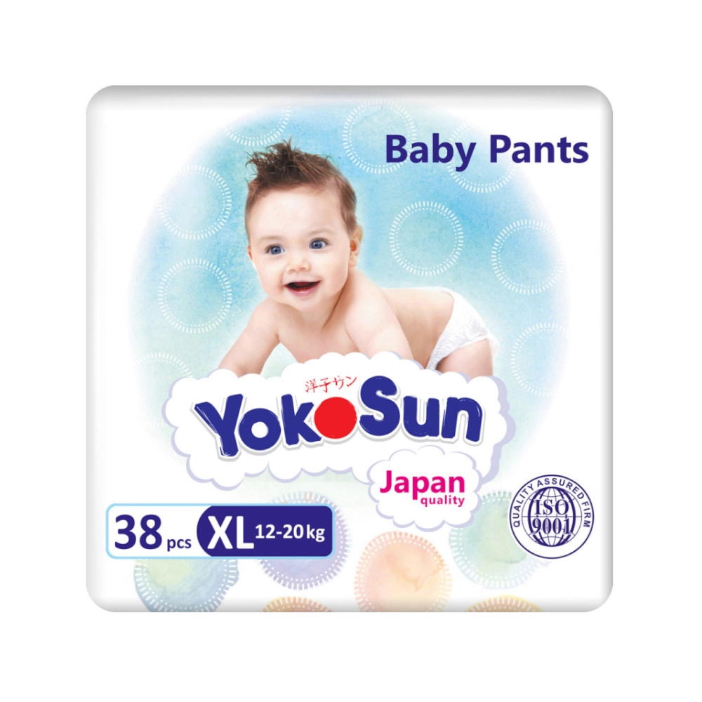 изображение Подгузники-трусики YokoSun Premium XL 12-20 кг 38шт от интернет-аптеки ФАРМЭКОНОМ