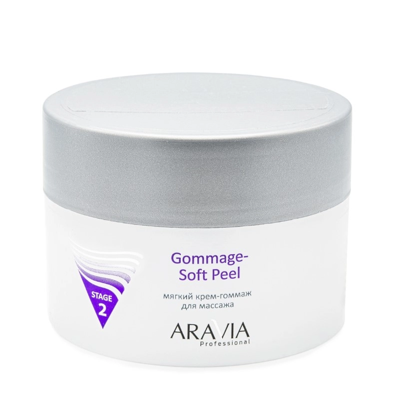 изображение ARAVIA Professional крем-гоммаж для лица мягкий для массажа 150мл от интернет-аптеки ФАРМЭКОНОМ