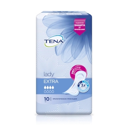 изображение Урологические прокладки для женщин TENA Lady Extra от интернет-аптеки ФАРМЭКОНОМ