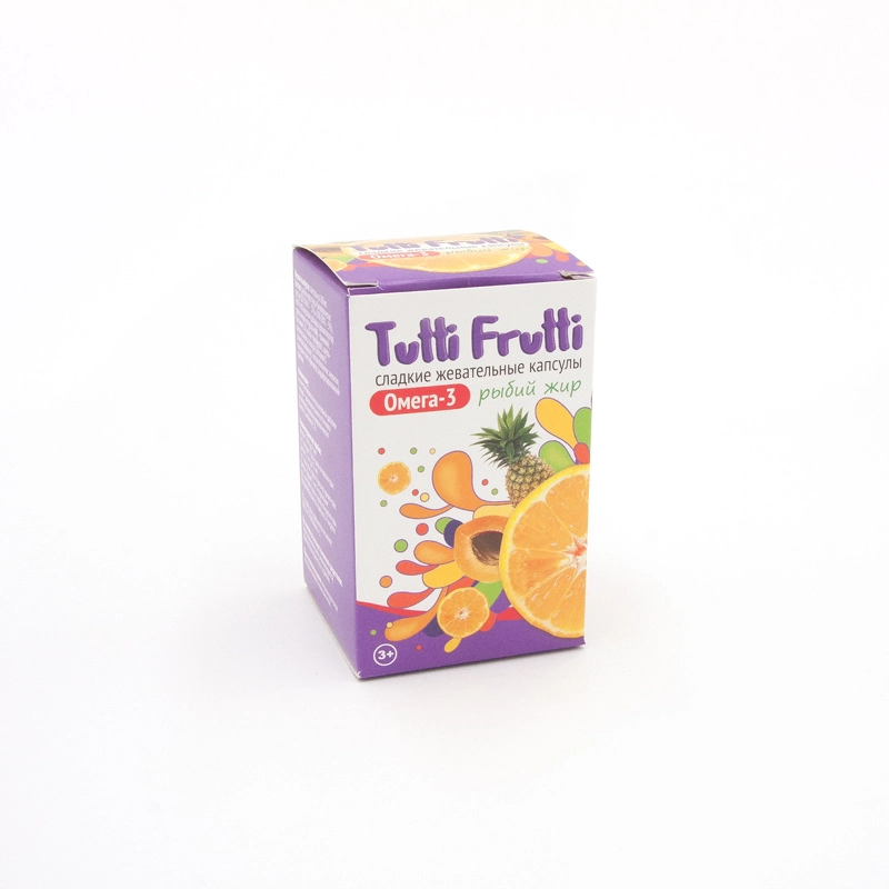 изображение Омега-3 Tutti frutti капс.жеват. N45 вн от интернет-аптеки ФАРМЭКОНОМ