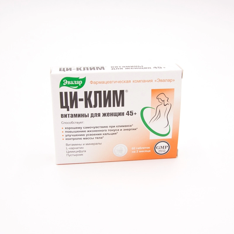 изображение Ци-клим Витамины для женщин 45+  60таб. от интернет-аптеки ФАРМЭКОНОМ