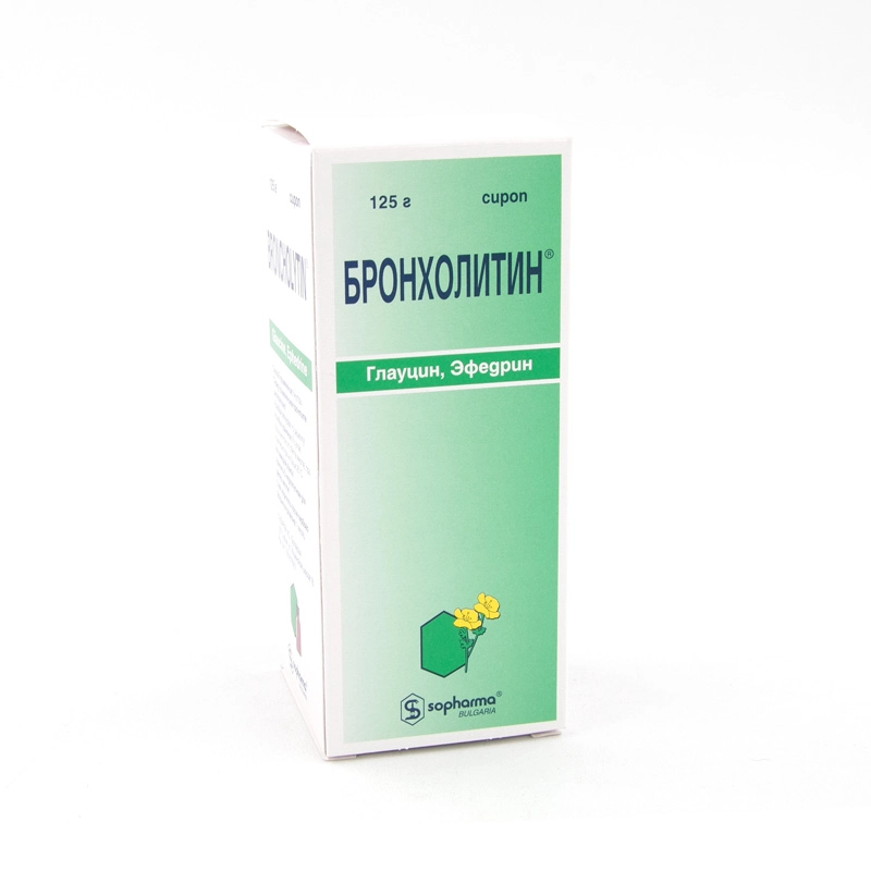 изображение Бронхолитин сироп 125г фл. вн от интернет-аптеки ФАРМЭКОНОМ
