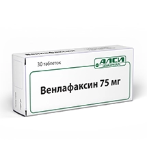 изображение Венлафаксин таб. 75мг N30 вн от интернет-аптеки ФАРМЭКОНОМ