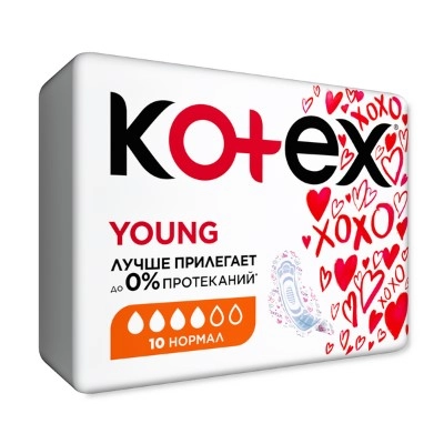 изображение Прокладки критич. Kotex Ultra нормал young N10 мягк. сет. от интернет-аптеки ФАРМЭКОНОМ