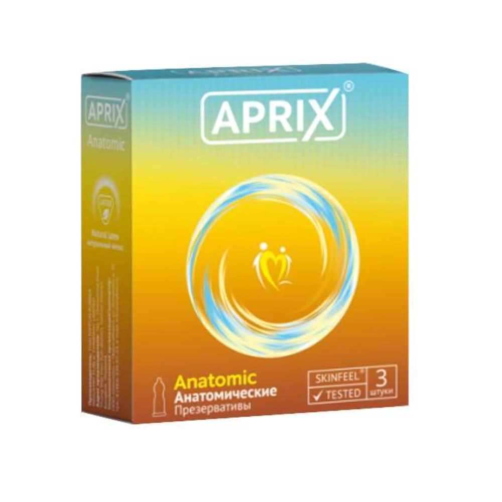 изображение Презервативы APRIX Anatomic 3 шт от интернет-аптеки ФАРМЭКОНОМ