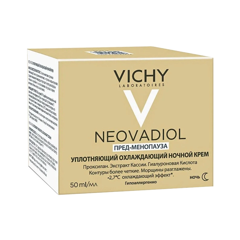 изображение VICHY NEOVADIOL крем пред-менопауза для всех типов кожи 50мл ночной уплотняющий охлаждающий от интернет-аптеки ФАРМЭКОНОМ