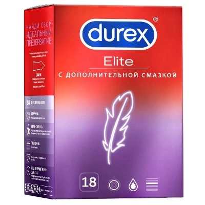 изображение Презервативы Durex N18 Элит от интернет-аптеки ФАРМЭКОНОМ