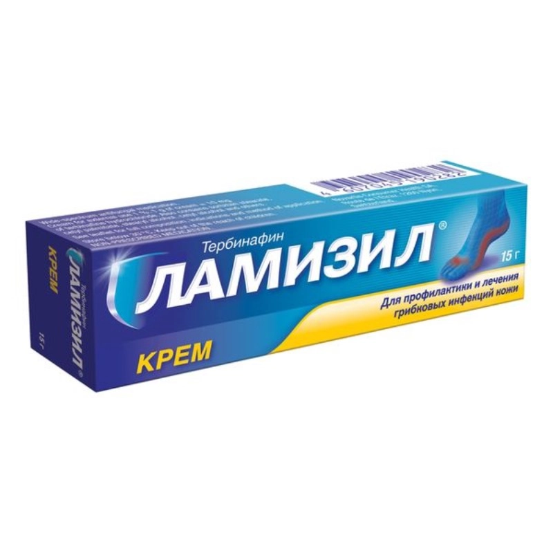 изображение Ламизил крем 1%-15г туба наруж от интернет-аптеки ФАРМЭКОНОМ
