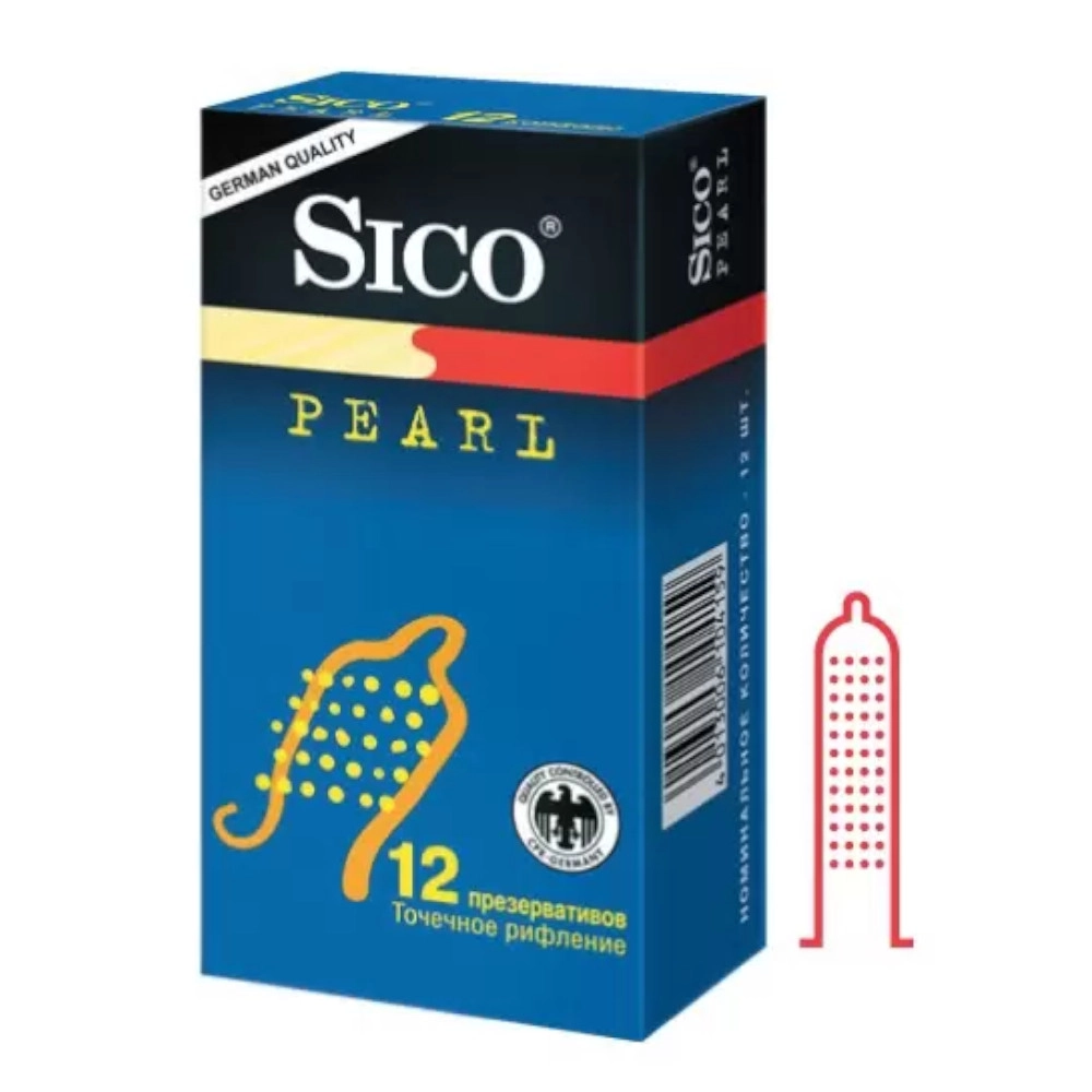 изображение Презервативы SICO Pearl Точечное рифление 12шт от интернет-аптеки ФАРМЭКОНОМ