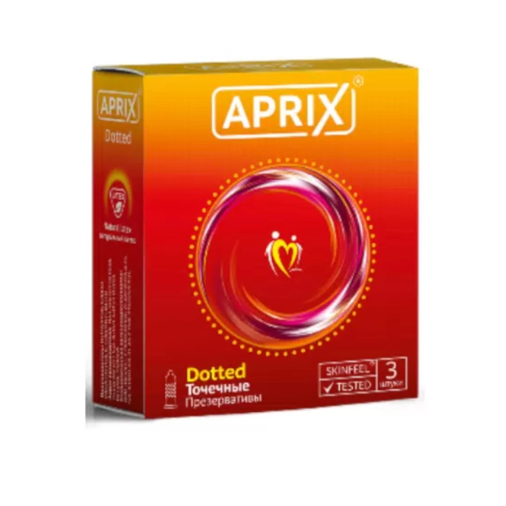 изображение Презервативы APRIX Dotted точечные 3 шт от интернет-аптеки ФАРМЭКОНОМ