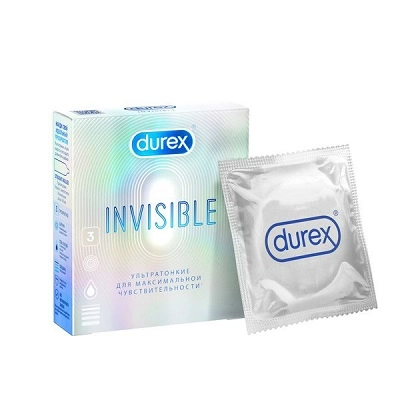 изображение Презервативы Durex N3 Invisible от интернет-аптеки ФАРМЭКОНОМ