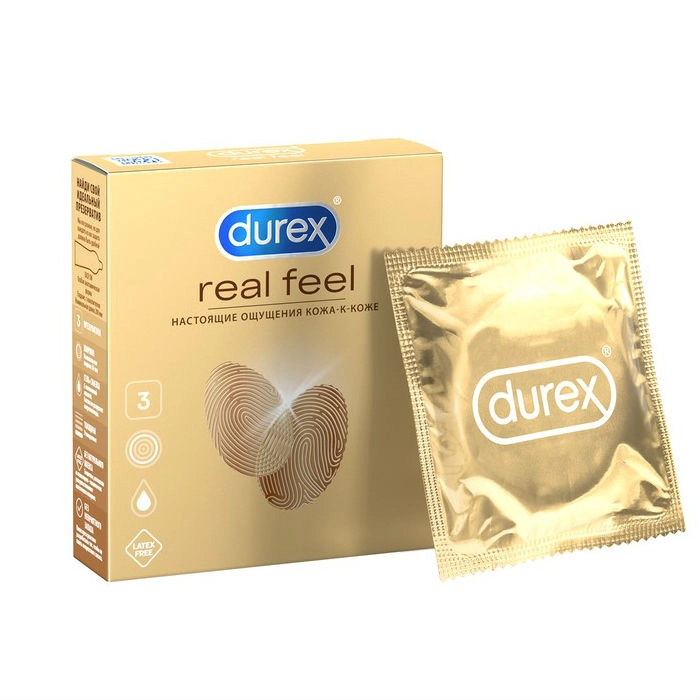 изображение Презервативы Durex N3 Real Feel от интернет-аптеки ФАРМЭКОНОМ