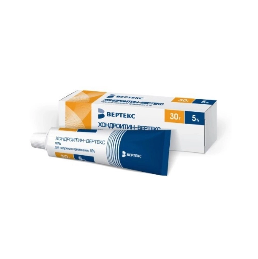 изображение Хондроитин-Вертекс гель 5%-30г туба наруж от интернет-аптеки ФАРМЭКОНОМ