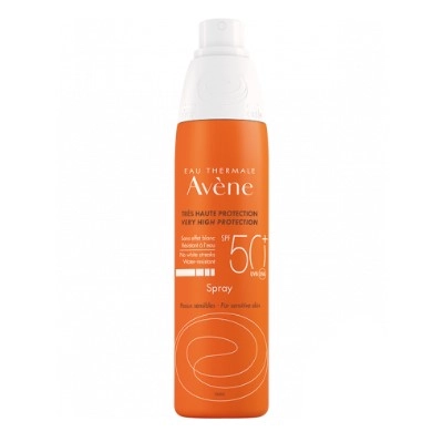 изображение Avene спрей солнцезащитный для чувствительной кожи SPF50+ 200мл от интернет-аптеки ФАРМЭКОНОМ
