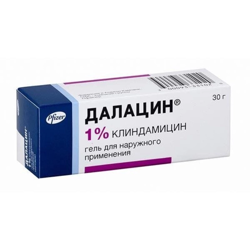 изображение Далацин гель 1%-30г наруж от интернет-аптеки ФАРМЭКОНОМ