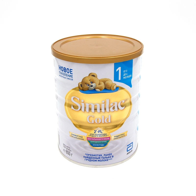 изображение Молочная смесь Симилак GOLD 1 800г 0-6мес. от интернет-аптеки ФАРМЭКОНОМ