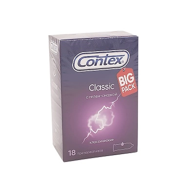 изображение Презервативы CONTEX N18 classic от интернет-аптеки ФАРМЭКОНОМ