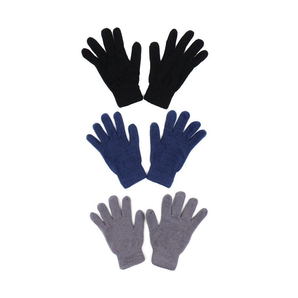 Термо перчатки Хобби Лайн женские р.7-8 пт1514 двойн., начес, ассорти купить в аптеке ФАРМЭКОНОМ