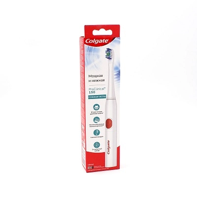 изображение Электрическая зубная щетка Colgate ProClinical 150 мягкая от интернет-аптеки ФАРМЭКОНОМ