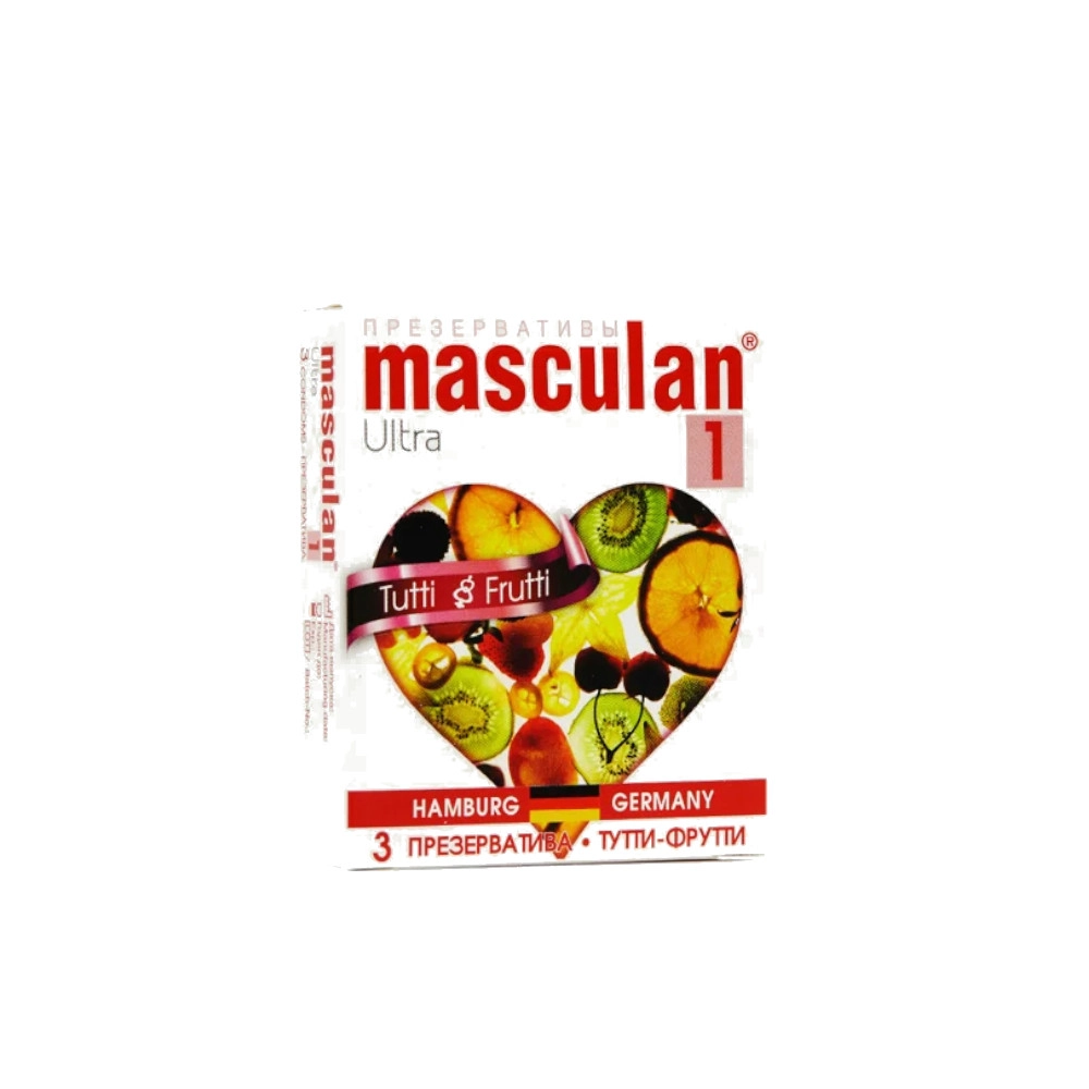 изображение Презервативы Masculan Tutti-Frutti 3шт от интернет-аптеки ФАРМЭКОНОМ