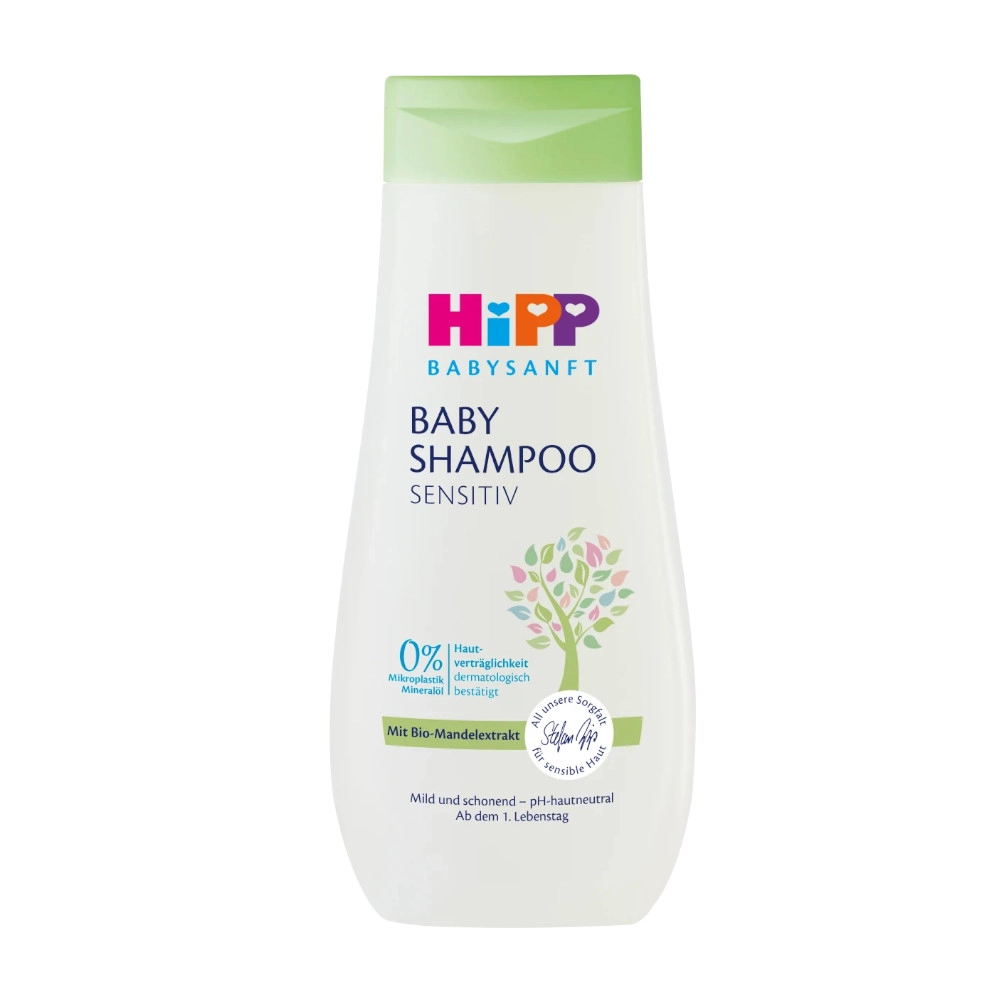 изображение Шампунь HiPP Babysanft мягкий без слез для чувствительной кожи головы 200мл от интернет-аптеки ФАРМЭКОНОМ