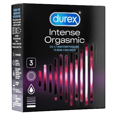 изображение Презервативы Durex N3 Intense Orgasmic от интернет-аптеки ФАРМЭКОНОМ