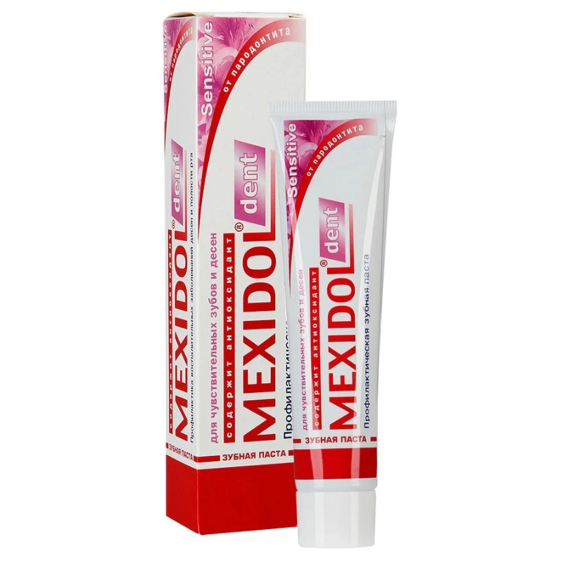 изображение Паста зубн. Mexidol dent Sensitive 65г от интернет-аптеки ФАРМЭКОНОМ