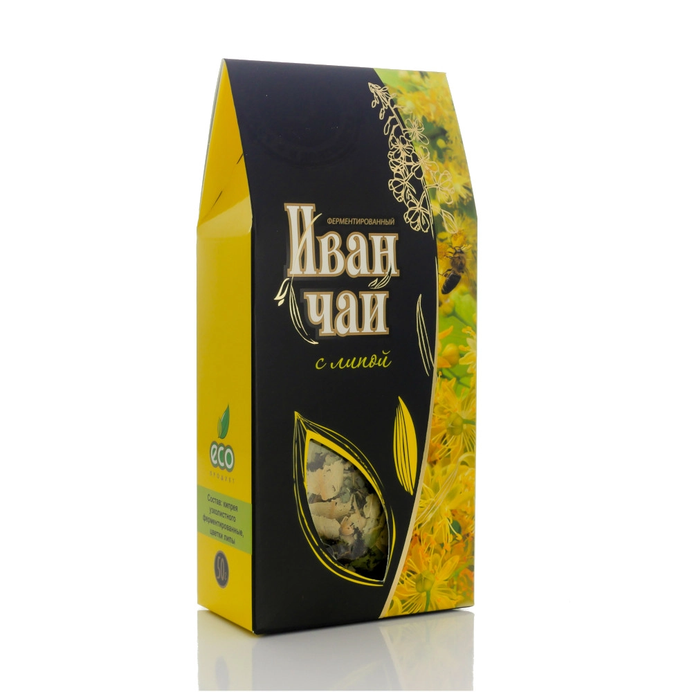 изображение Иван-чай ферментированный с липой 50г от интернет-аптеки ФАРМЭКОНОМ