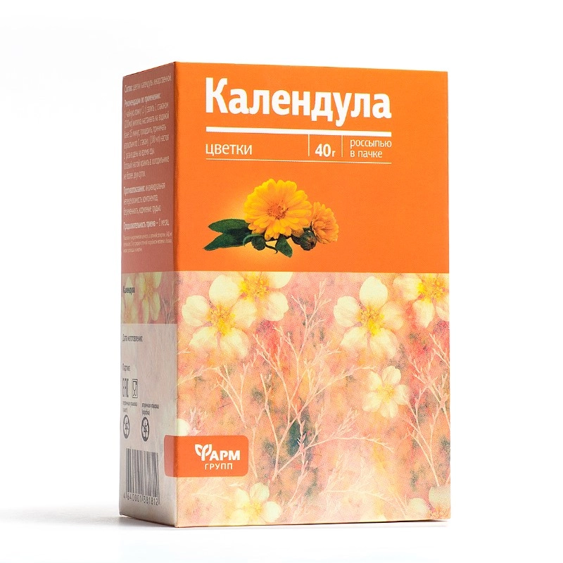 изображение Календула цветки 40г от интернет-аптеки ФАРМЭКОНОМ